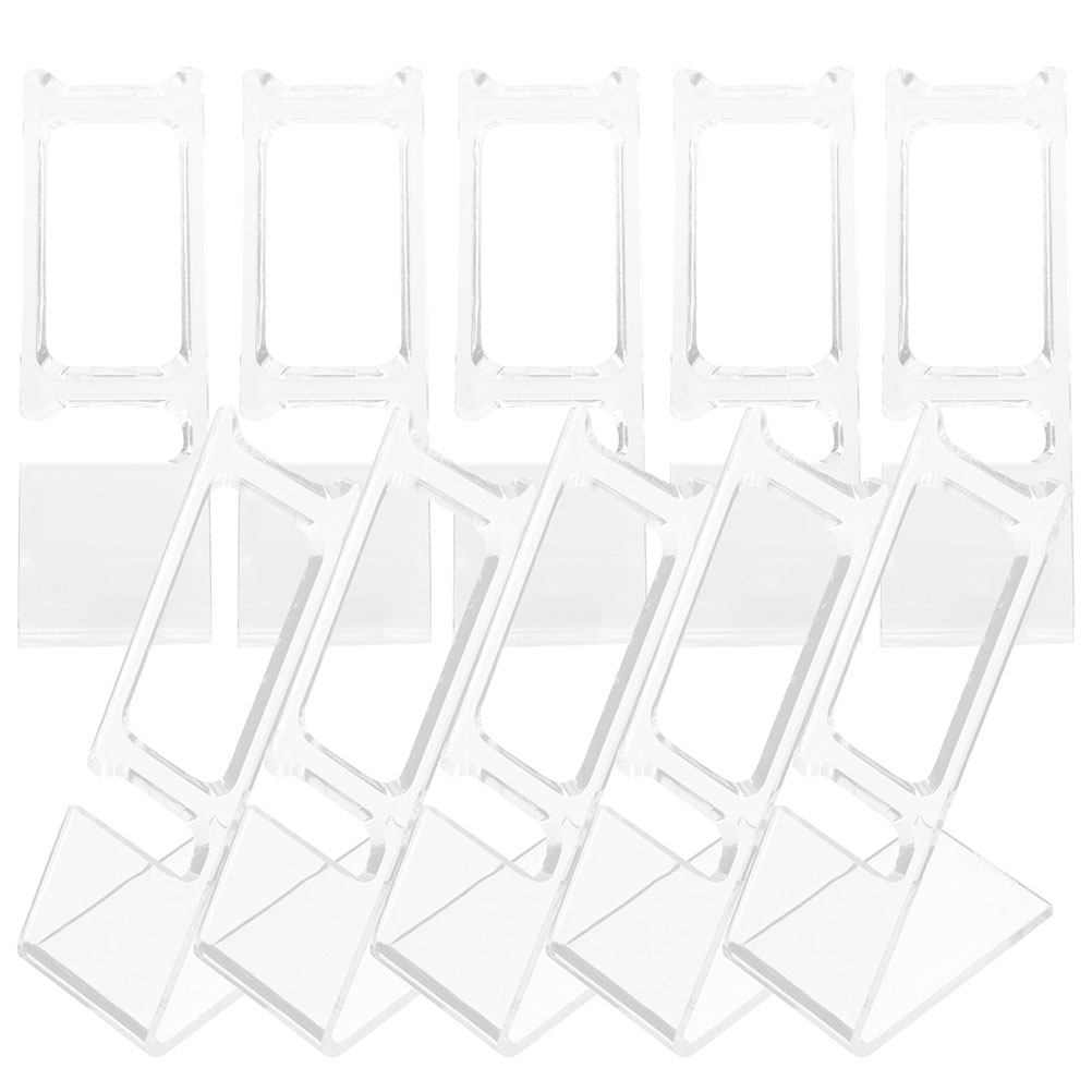 Jewelry And Watches Stores - 50Pcs Clear Watch Display Stand Transparent