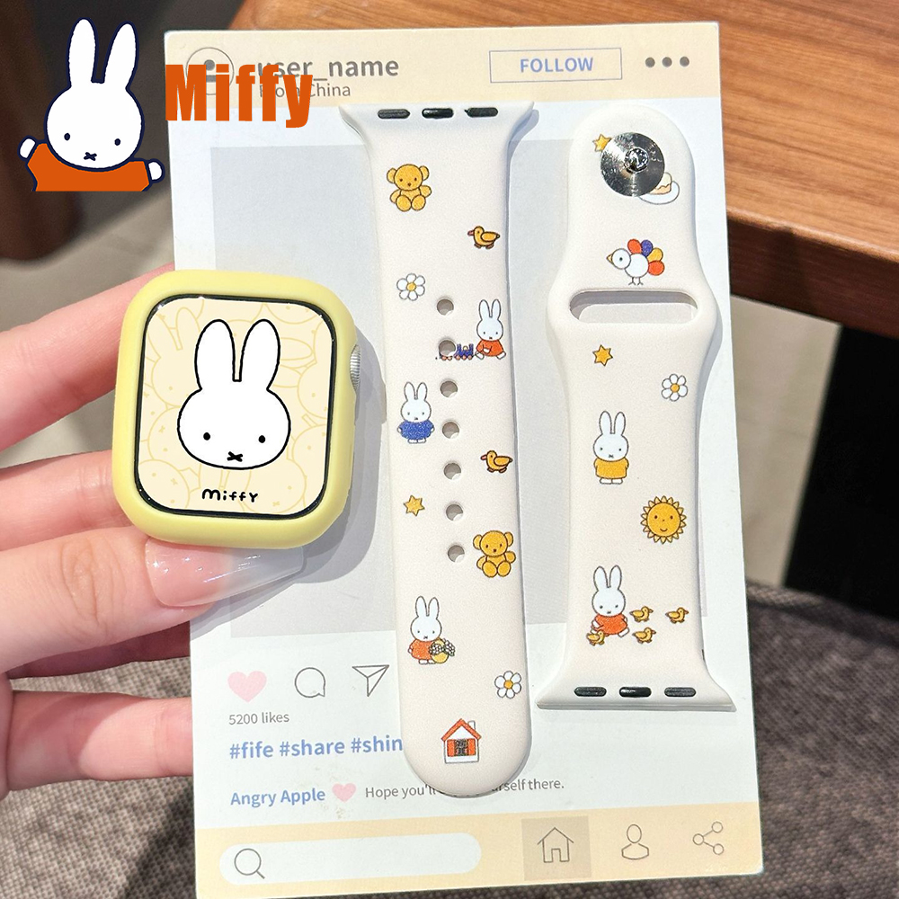 Jewelry Bracelet Watches - Kawaii Miffy Iwatch S1/2/3/4/5/6/7/8/9/10/SE/Ultra1/2 Watch Strap