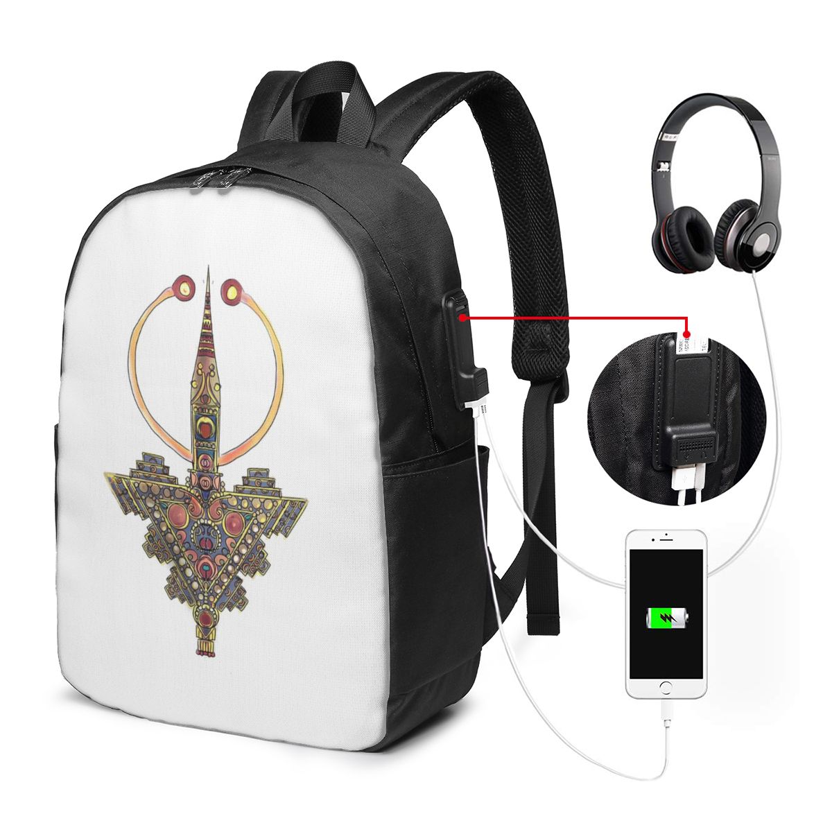 Jewelry & Watches Sp Z Oo Opinie - Kabyle Jewelry Amazigh MoroccoBackpack Travel Notebook