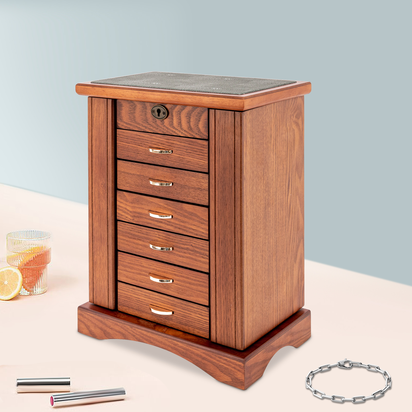 7 Layers Large Jewelry Box wit - Jewelry And Watches Stores のレビューと価格