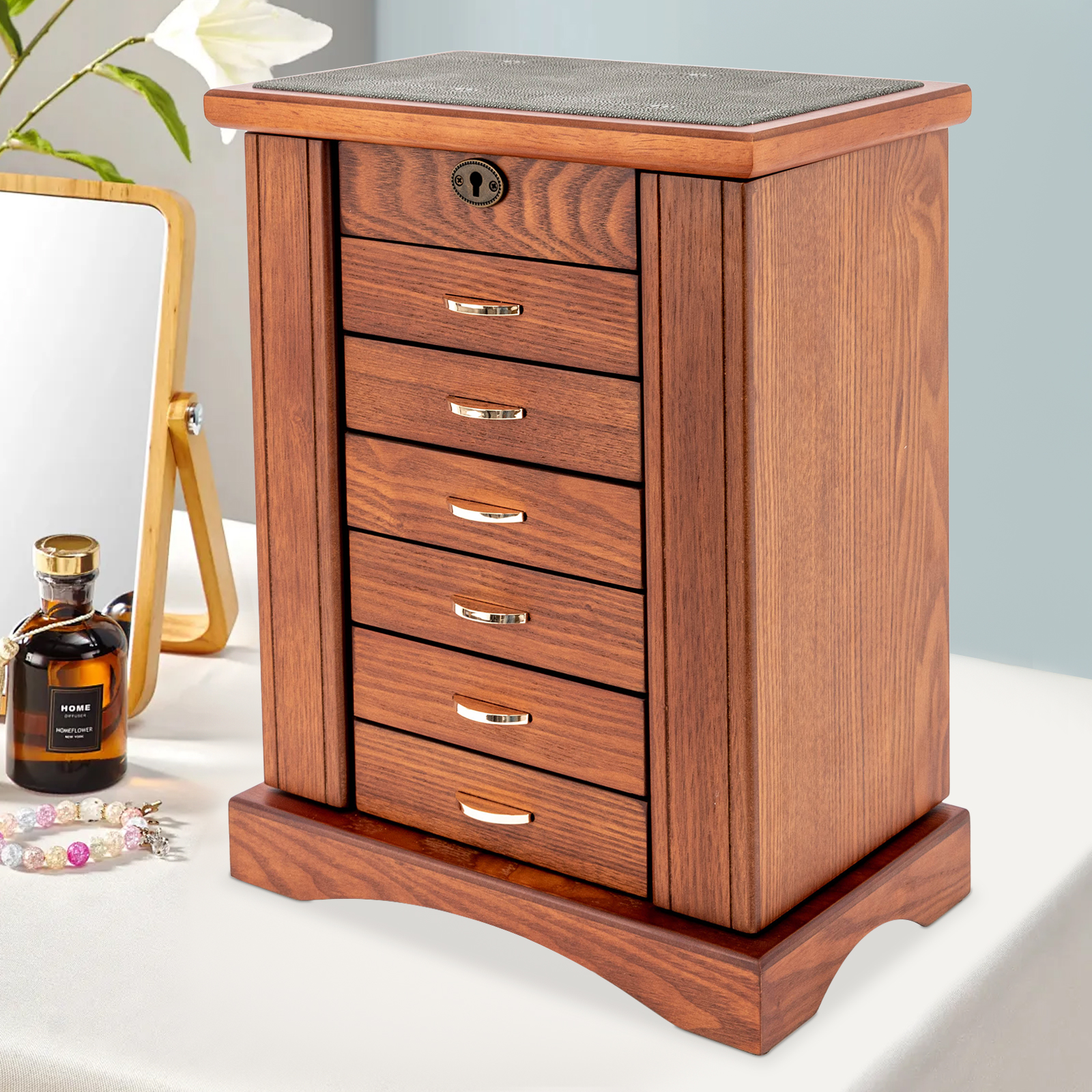 7 Layers Large Jewelry Box wit - Jewelry And Watches Stores のレビューと価格