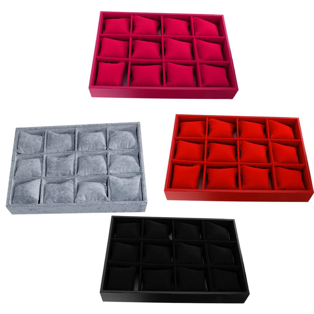 Black and Wood Watch Organizer - Jewelry Or Watches のレビューと価格