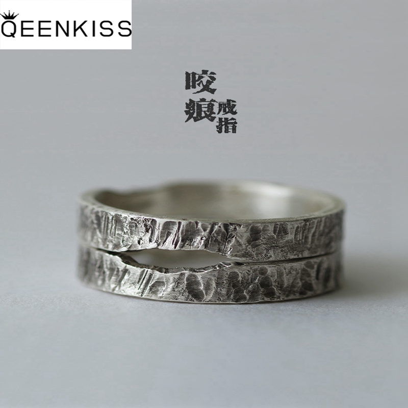 QEENKISS 925 Sterling Silver R - Couple Ring Set のレビューと価格