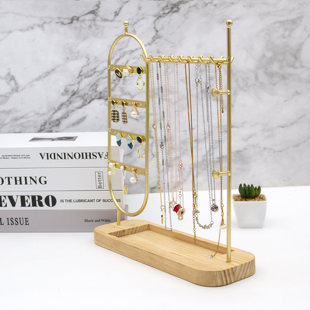 1 desktop solid wood base jewe - Jewelry And Watches Stores のレビューと価格