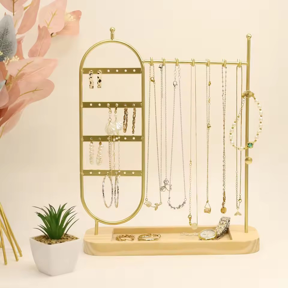1 desktop solid wood base jewe - Jewelry And Watches Stores のレビューと価格