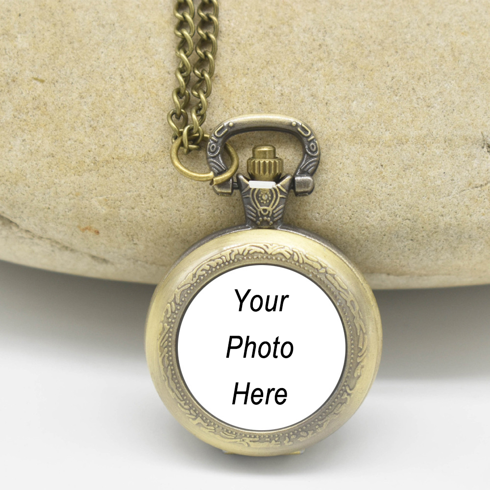 Custom Vintage Metal Pocket Wa - Jewelry Watches Men のレビューと価格