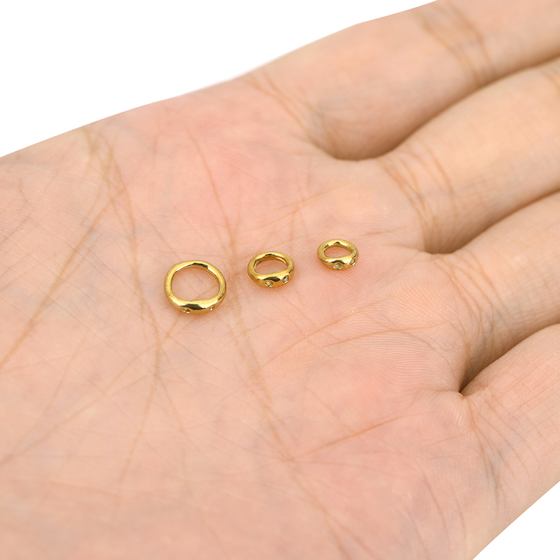 20pcs Stainless Steel Necklace - Charm Bracelet Beads のレビューと価格