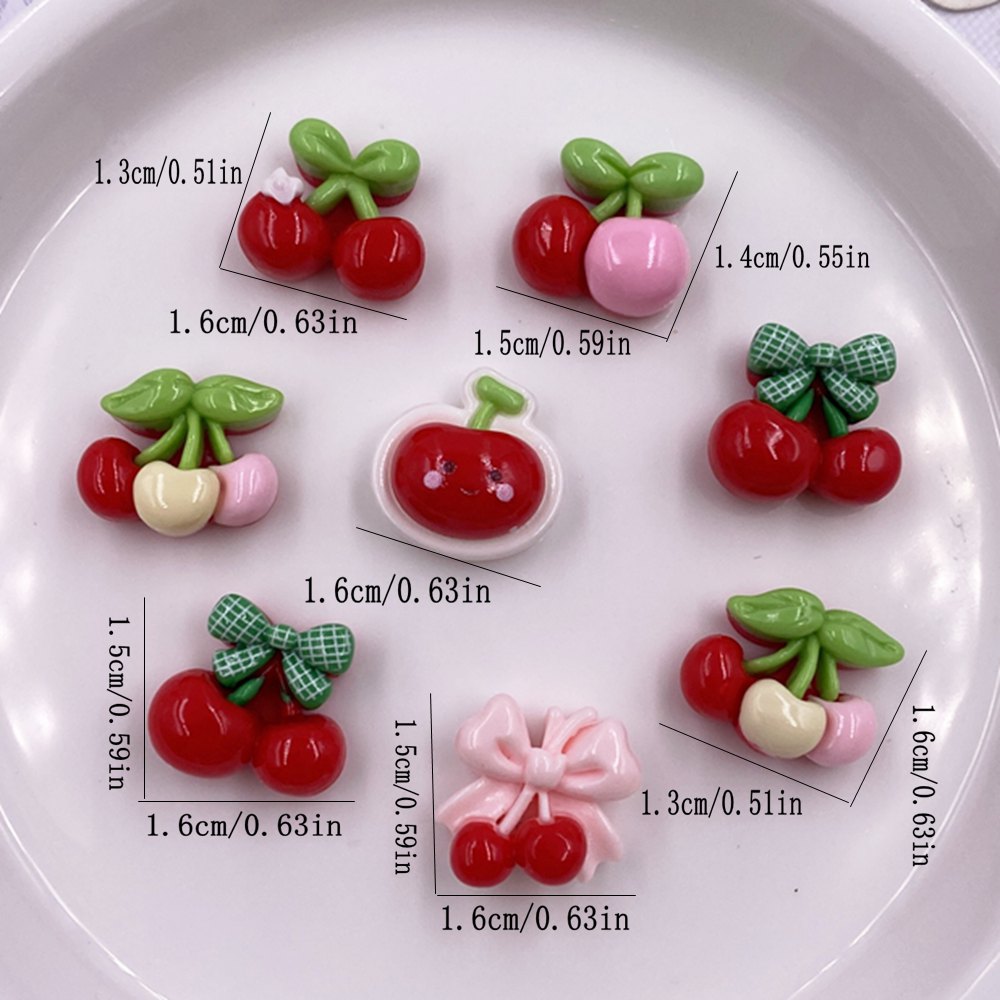 24pcs Colorful Kawaii Cartoon  - Paradise Jewelry & Watches Llc Miami Photos のレビューと価格