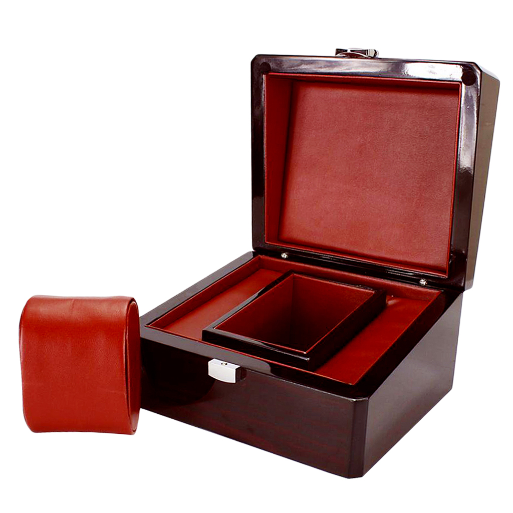 Solid Wood Watch Storage Box w - Jewelry Or Watches のレビューと価格