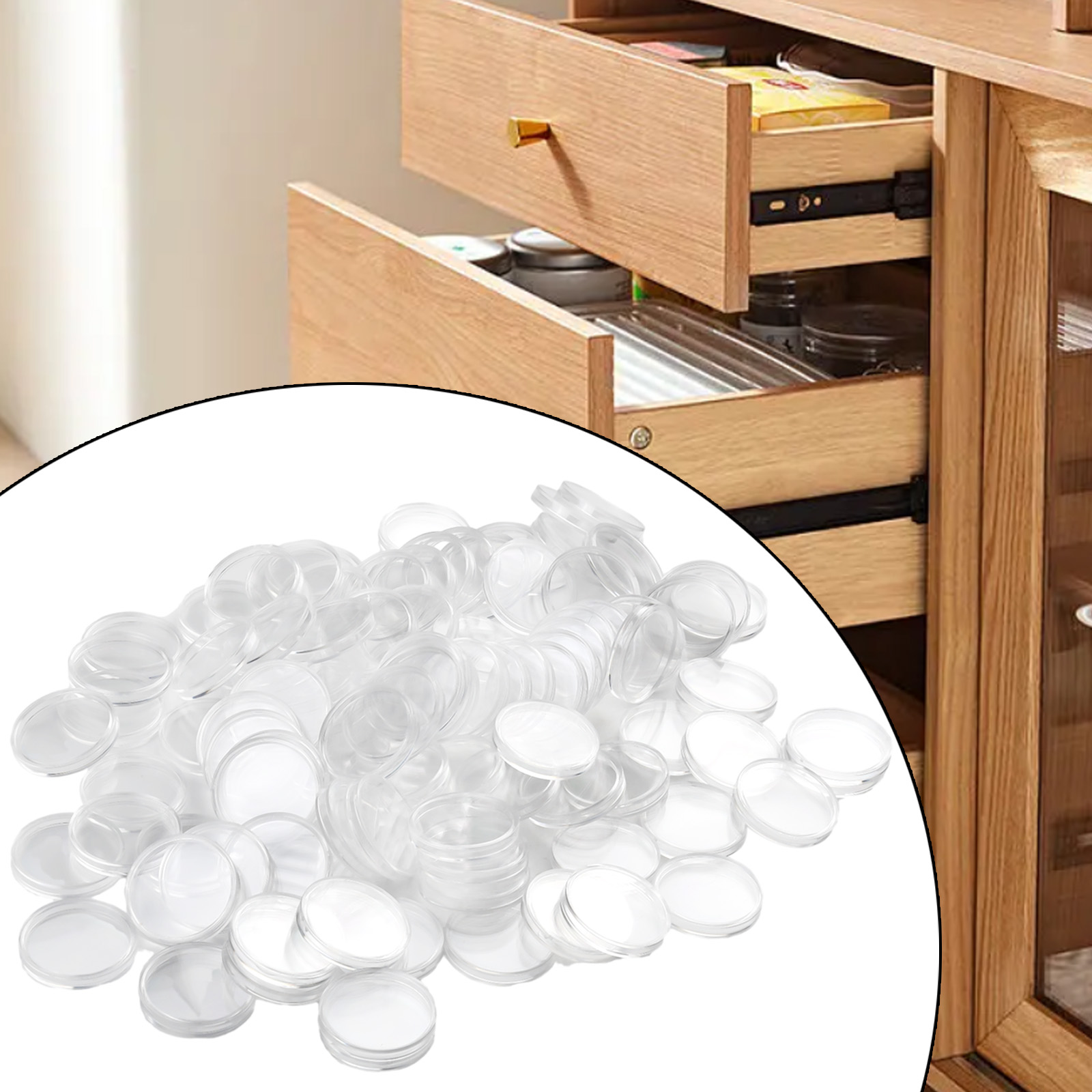 100 Clear Plastic Coin Capsule - Collectors Coins Jewelry & Watches Of Smithtown のレビューと価格