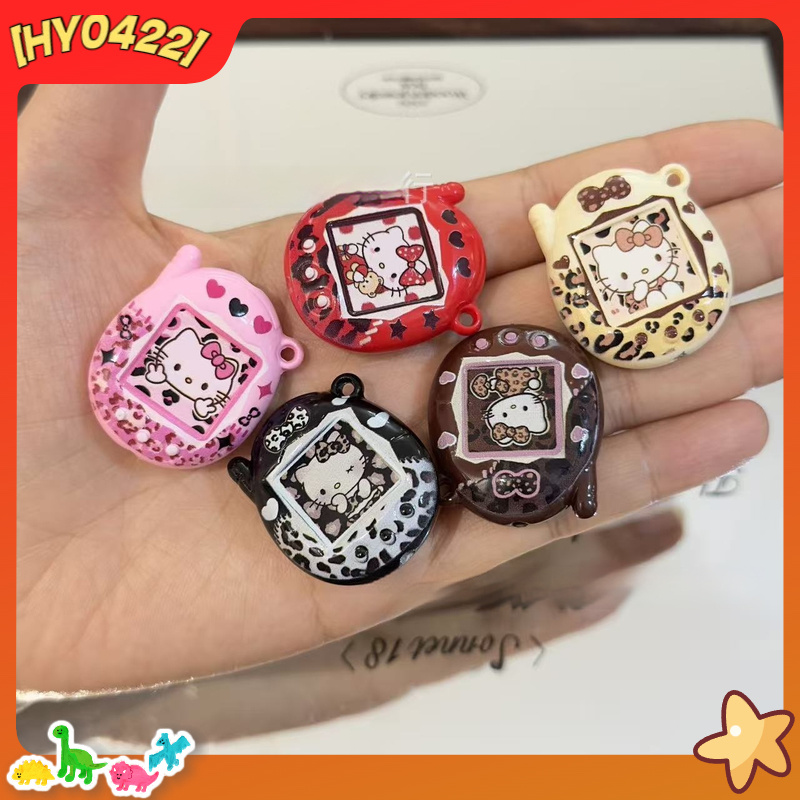 Acrylic Cute Kt Cat Leopard Pr - Charm Bracelet Beads のレビューと価格