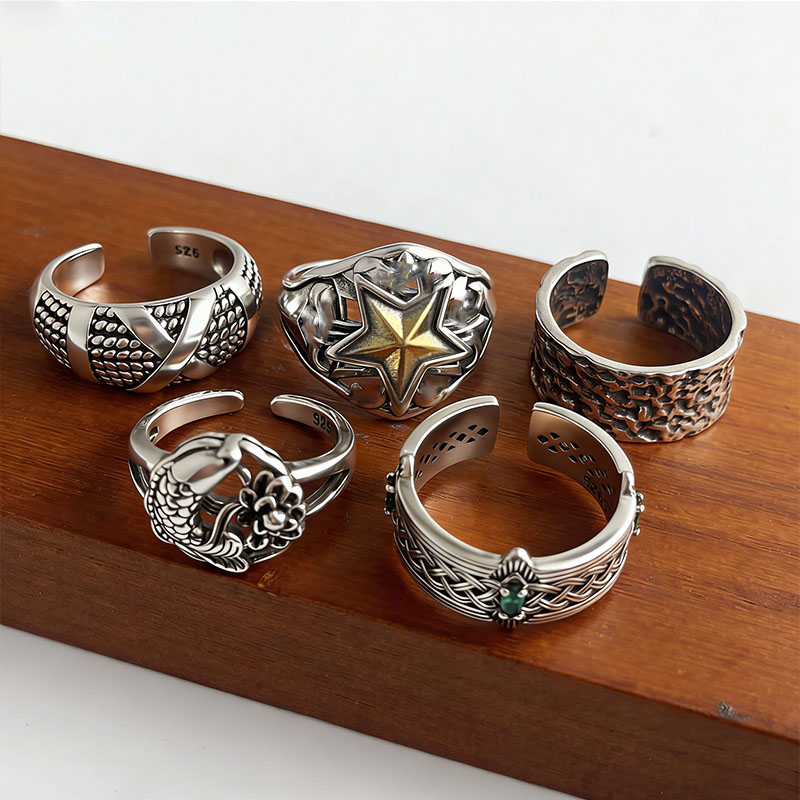 925 Sterling Silver Rings for  - Couple Ring Set のレビューと価格