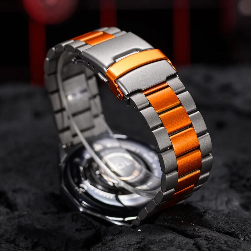 22mm Luxury Stainless Steel St - A1 Watches & Jewelry New York Photos のレビューと価格