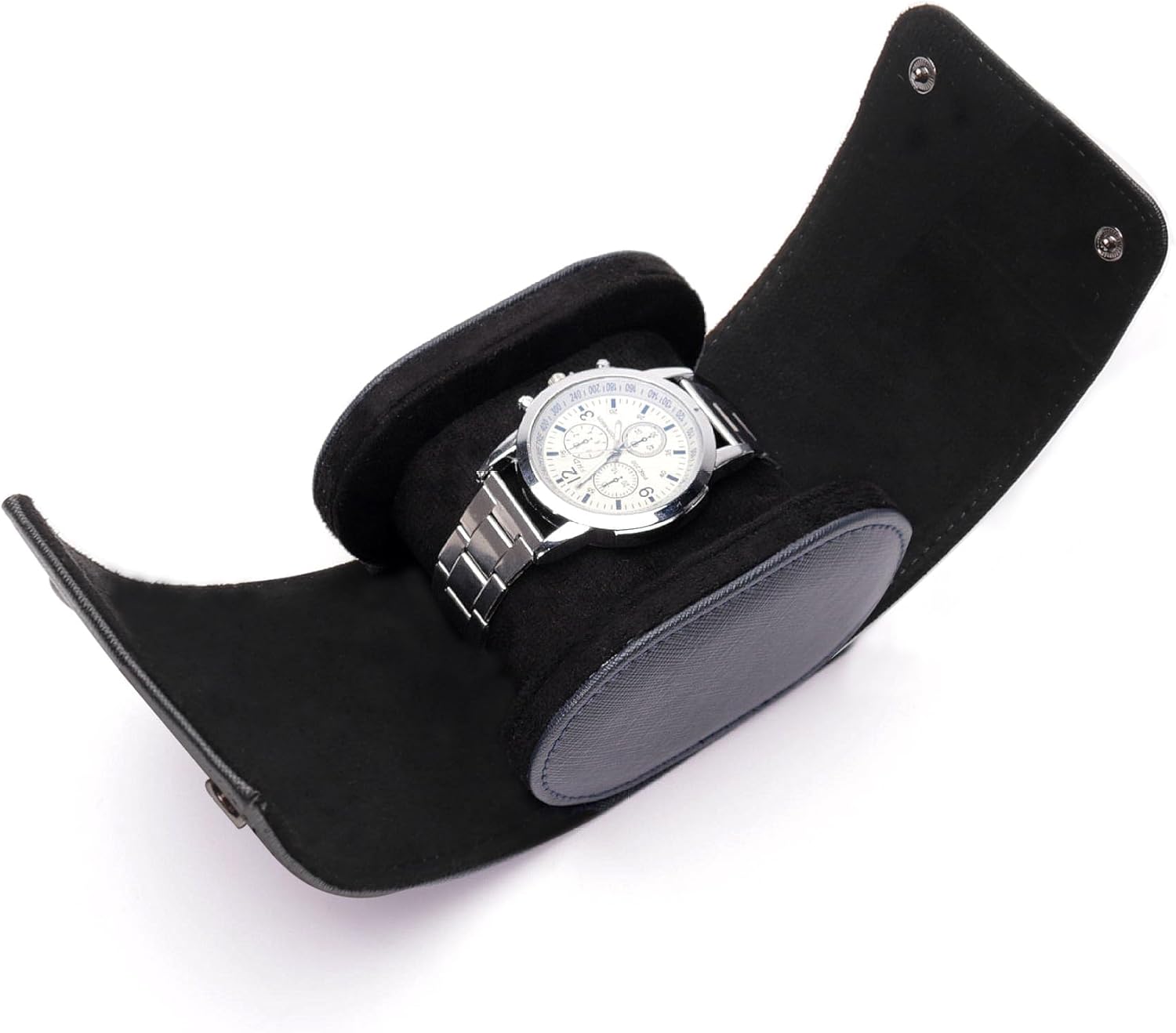 Leather Travel Watch Case Sing - Jewelry Watches Men のレビューと価格