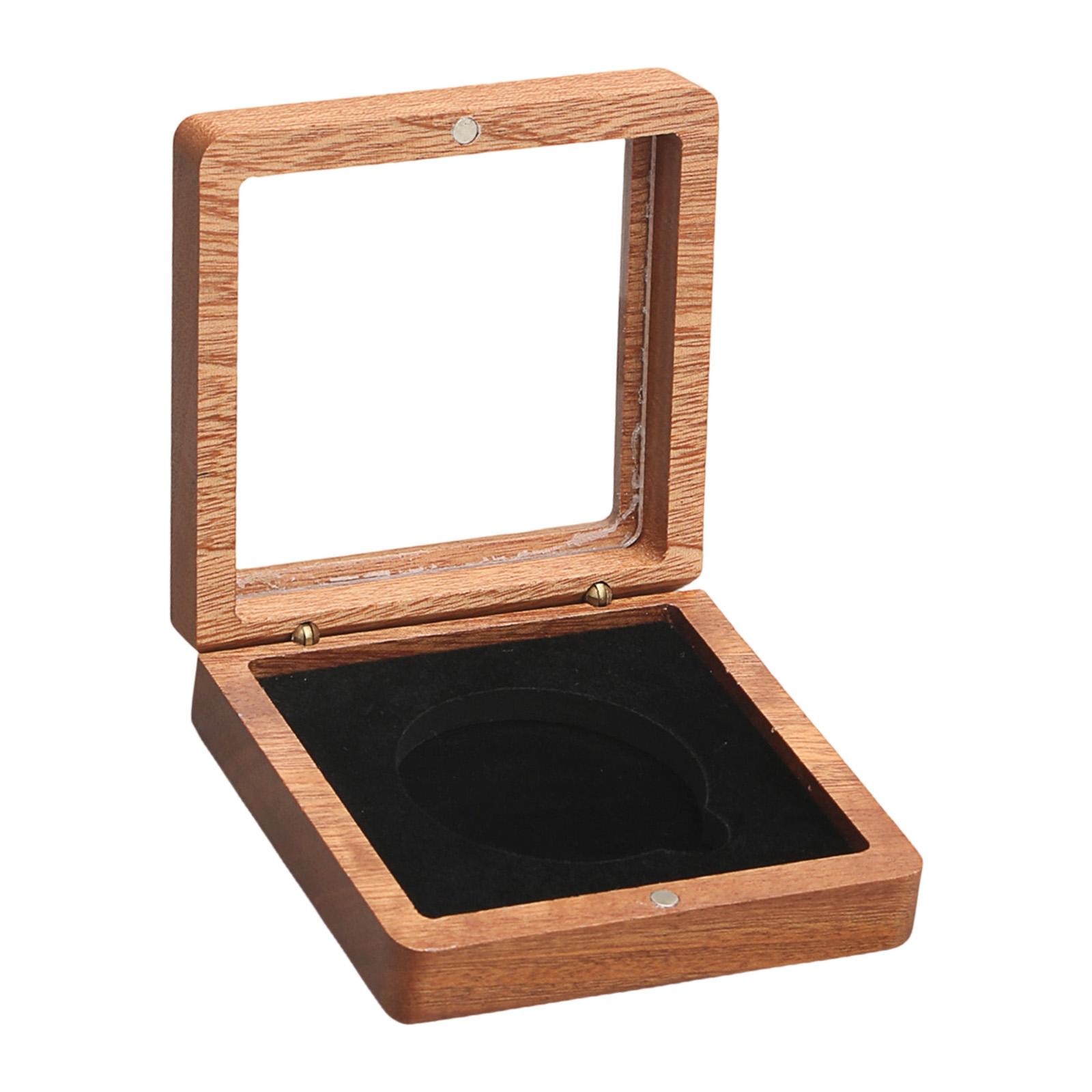 Wooden Collection Case with Cl - Collectors Coins Jewelry & Watches Of Smithtown のレビューと価格