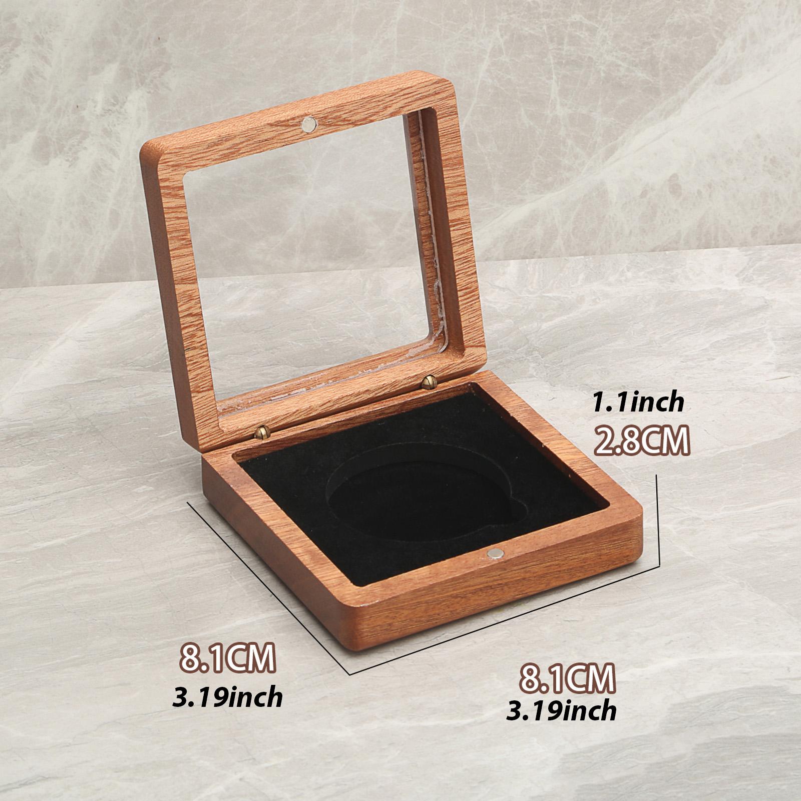 Wooden Collection Case with Cl - Collectors Coins Jewelry & Watches Of Smithtown のレビューと価格