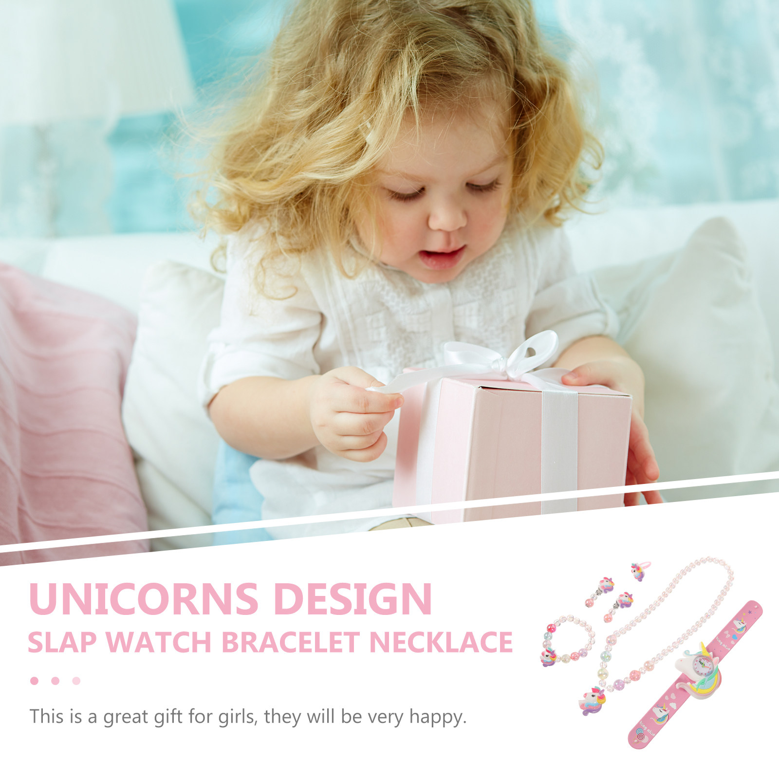 1Set Unicorn Silicone Jewelry  - Jewelry Y Watches のレビューと価格
