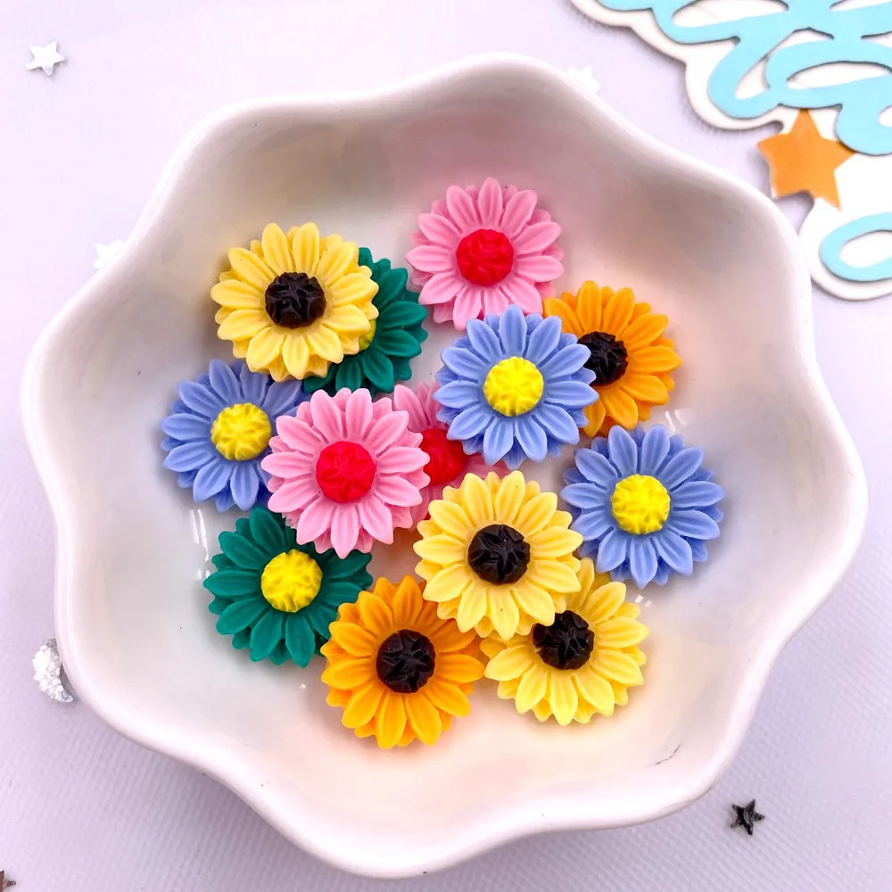 30Pcs Resin Colorful 15mm Sunf - Paradise Jewelry & Watches Llc Miami Photos のレビューと価格