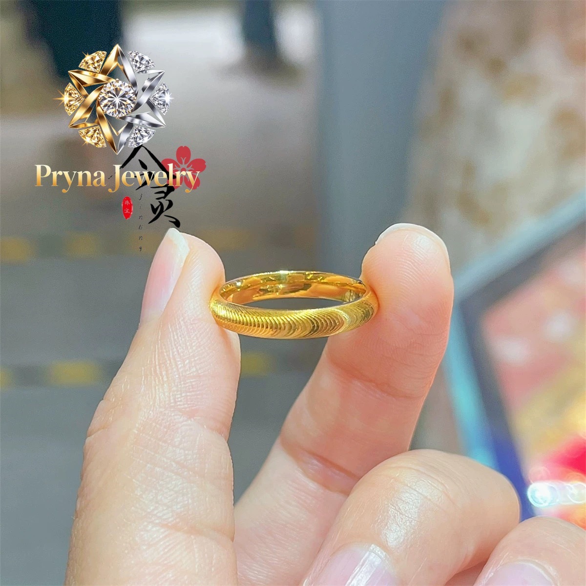 Pryna Jewelry   9999 24K real  - Couple Ring Set のレビューと価格
