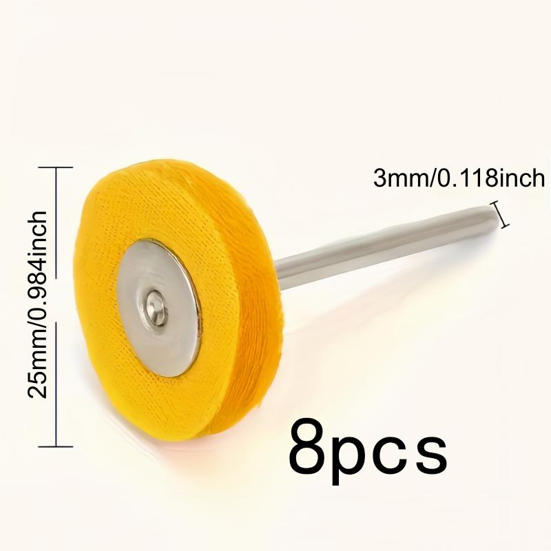8Pcs 3mm Yellow Polishing Clot - Jewelry Watch のレビューと価格