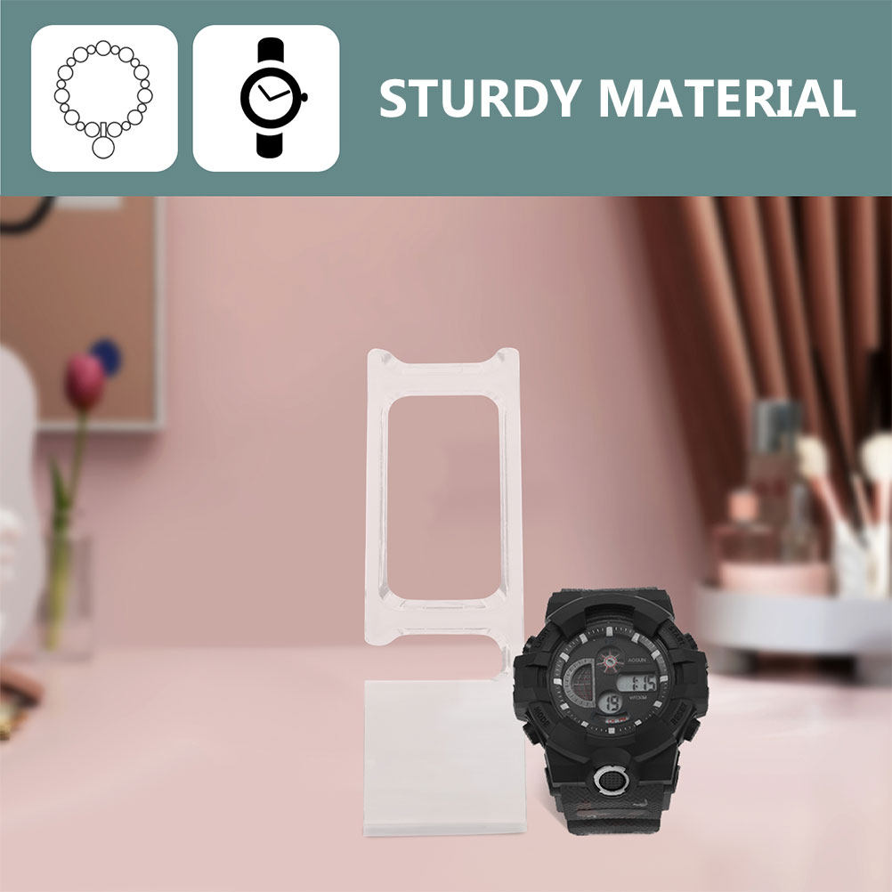 50Pcs Watch Display Stand Tran - Jewelry And Watches Stores のレビューと価格