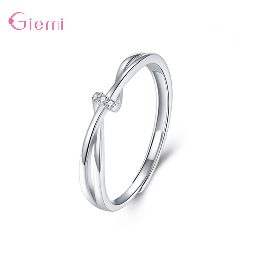 Real 925 Sterling Silver Openi - Couple Ring Set のレビューと価格