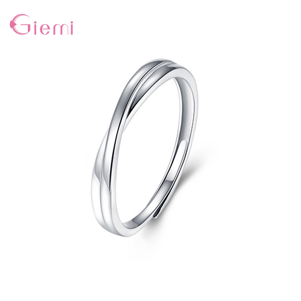 Real 925 Sterling Silver Openi - Couple Ring Set のレビューと価格