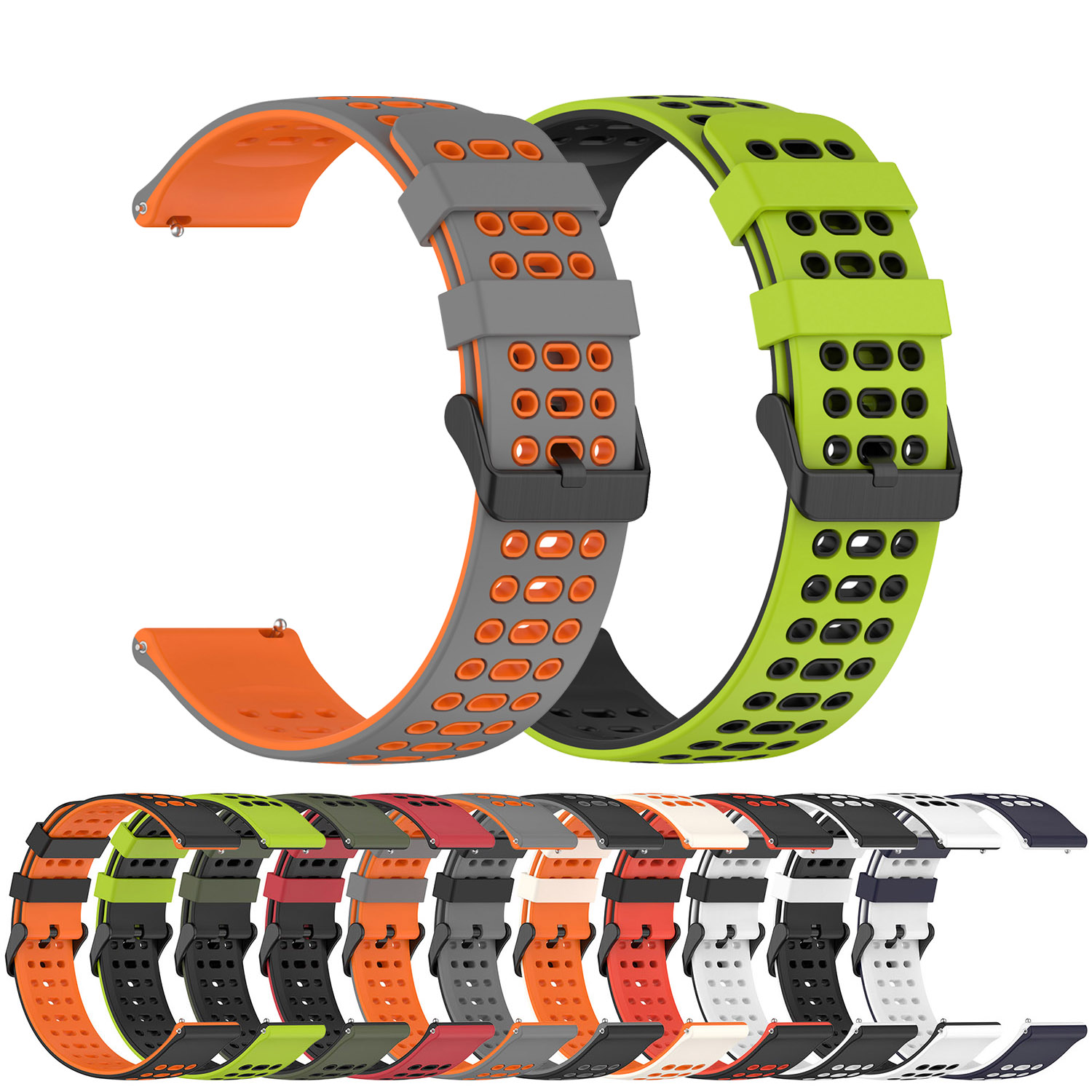 22mm Sports Silicone Strap For - A1 Watches & Jewelry New York Photos のレビューと価格