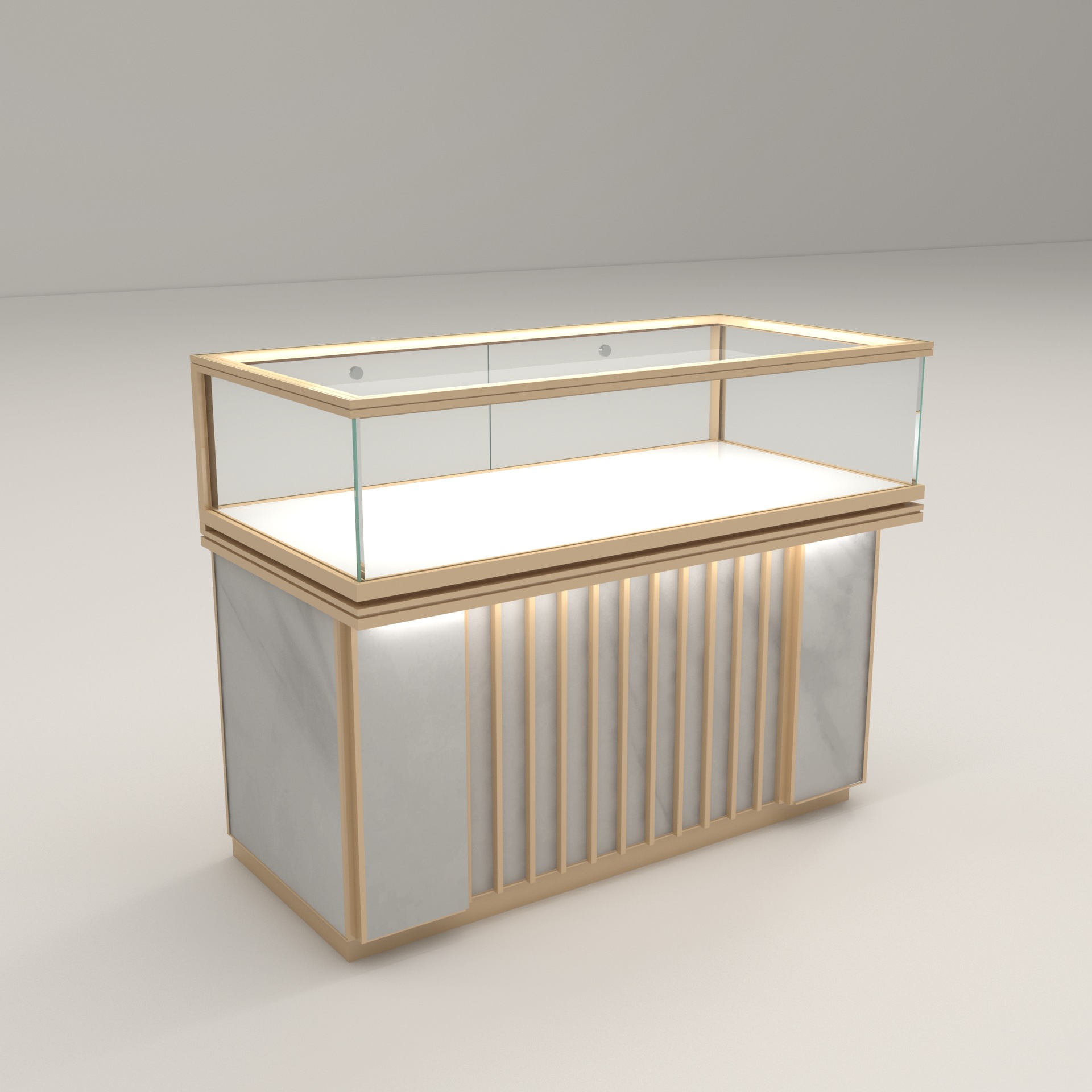 Glass jewelry display cabinet  - Jewelry And Watches Stores のレビューと価格