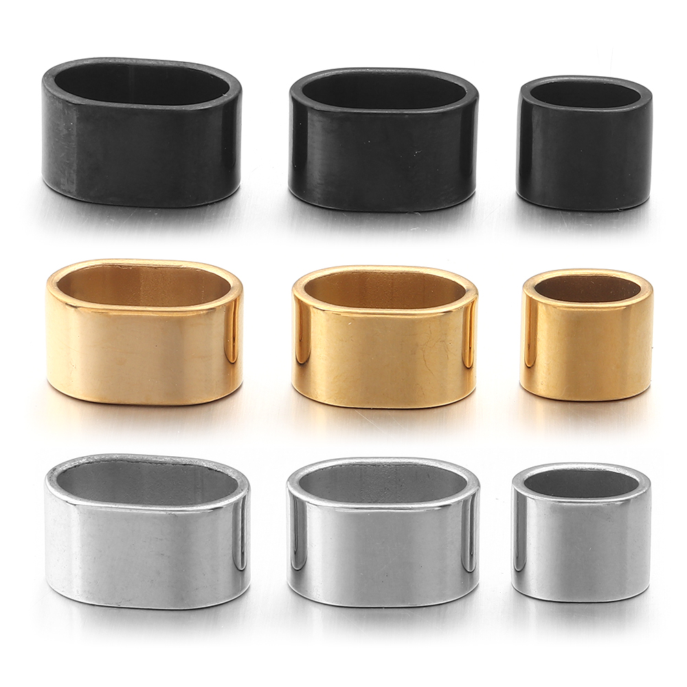 6pcs Flat Stainless Steel Tube - Charm Bracelet Beads のレビューと価格