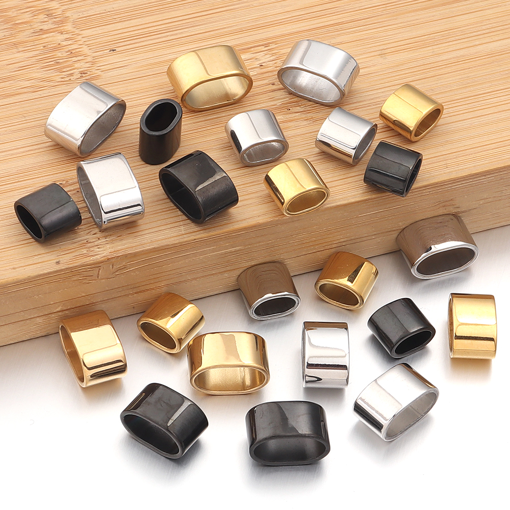 6pcs Flat Stainless Steel Tube - Charm Bracelet Beads のレビューと価格