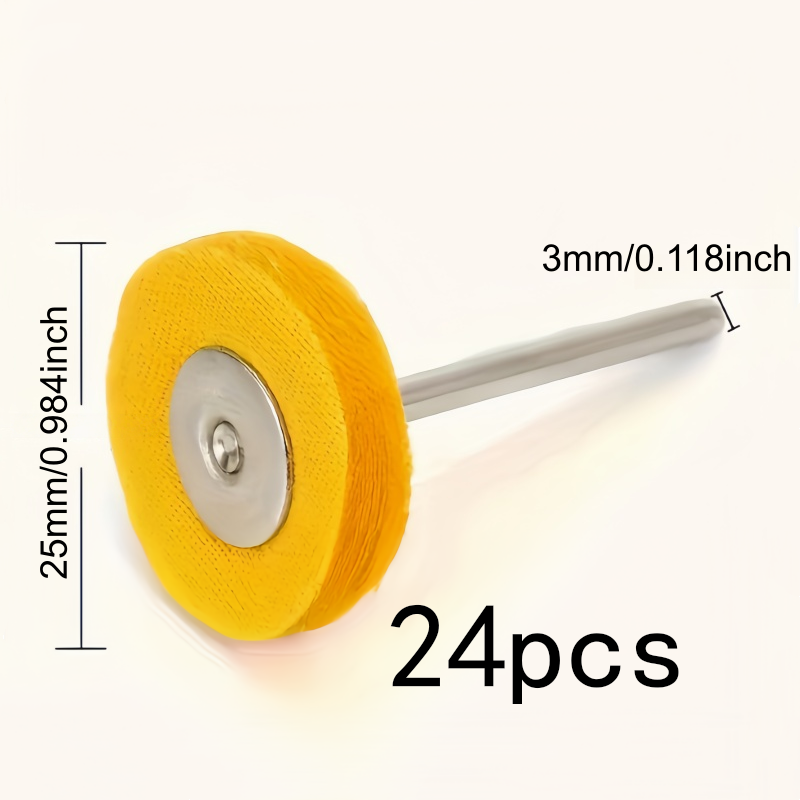 24Pcs 3mm Yellow Polishing Clo - Jewelry Watch のレビューと価格