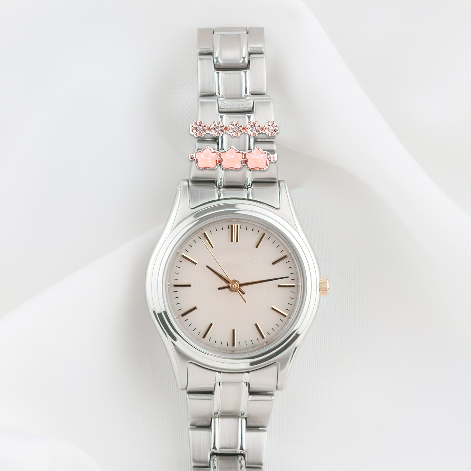 4Pcs Watch Band Charms Metal D - Jewelry Y Watches のレビューと価格