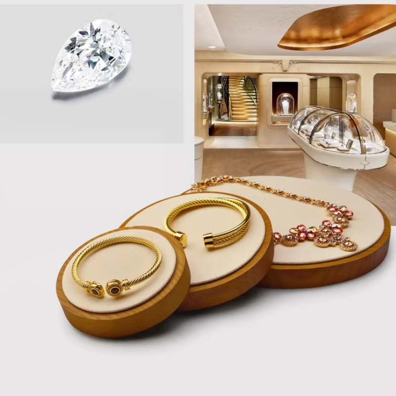 Solid Wood Jewelry Display Tra - Jewelry And Watches Stores のレビューと価格