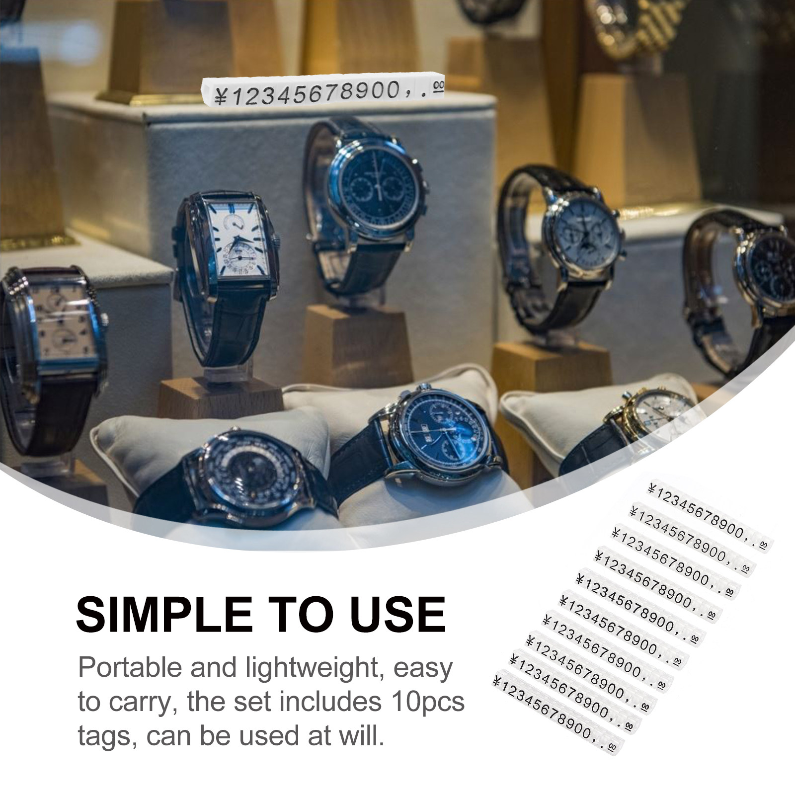 10Pcs Premium Plastic Jewelry  - Jewelry And Watches Stores のレビューと価格