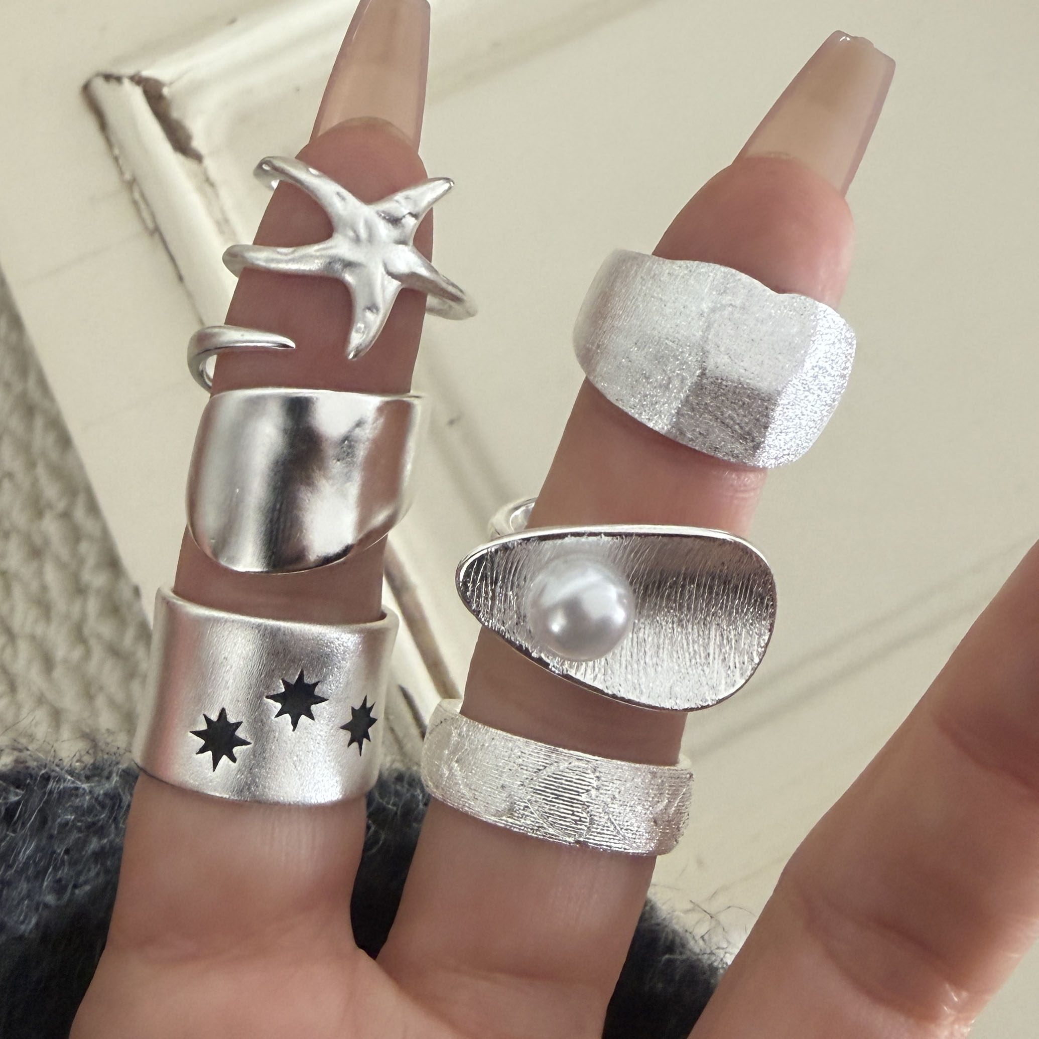 925 Sterling Silver Rings for  - Couple Ring Set のレビューと価格