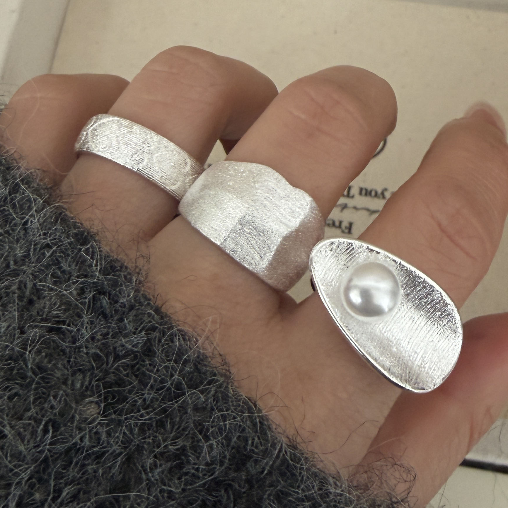 925 Sterling Silver Rings for  - Couple Ring Set のレビューと価格
