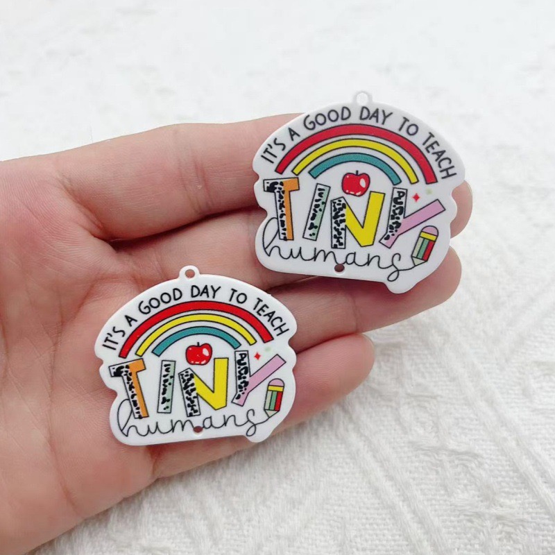 10pcs Teacher's Day Acrylic Do - Jewelry & Watches Sp Z Oo Opinie のレビューと価格