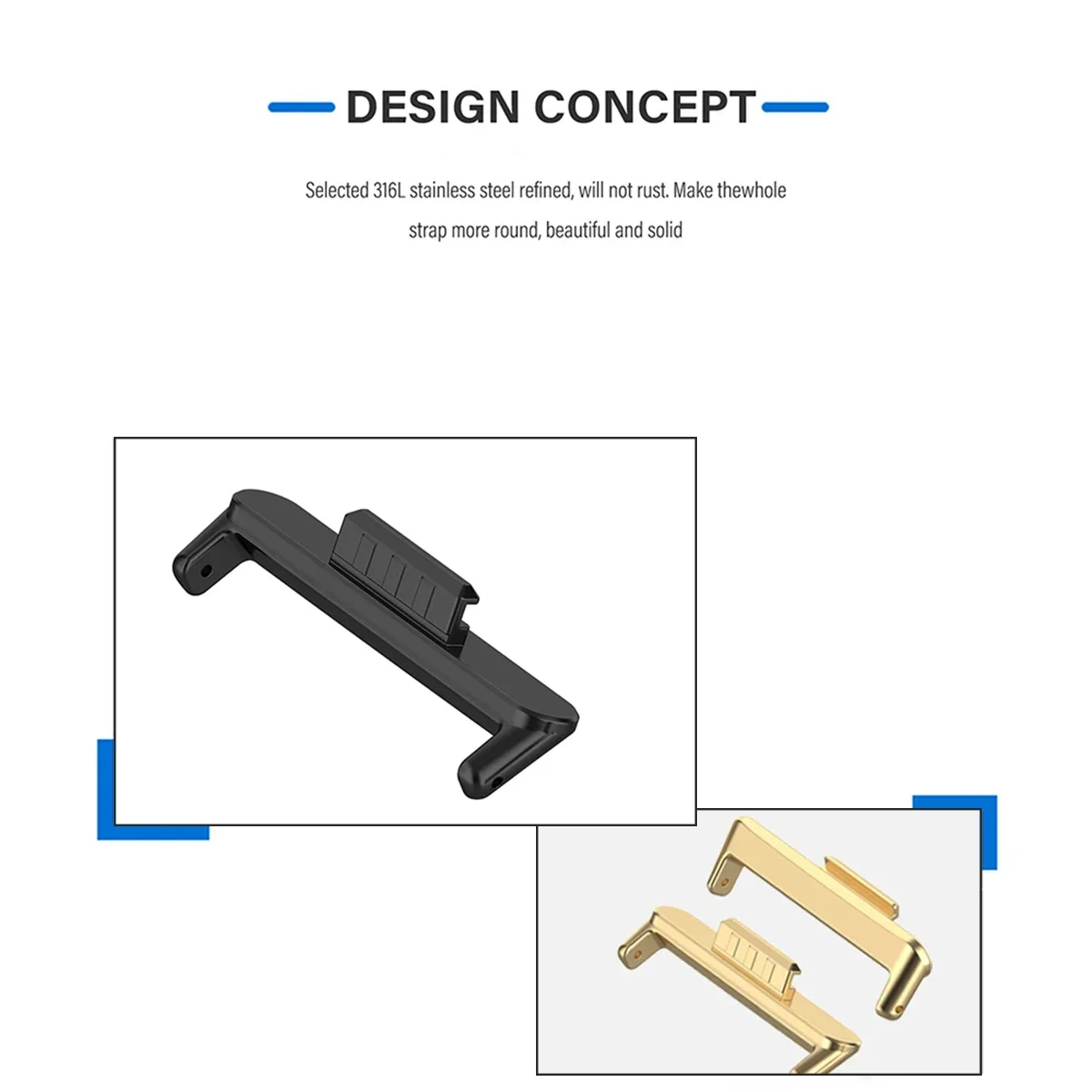 20mm 22mm 1Pair Adapter for Hu - Jewelry Bracelet Watches のレビューと価格