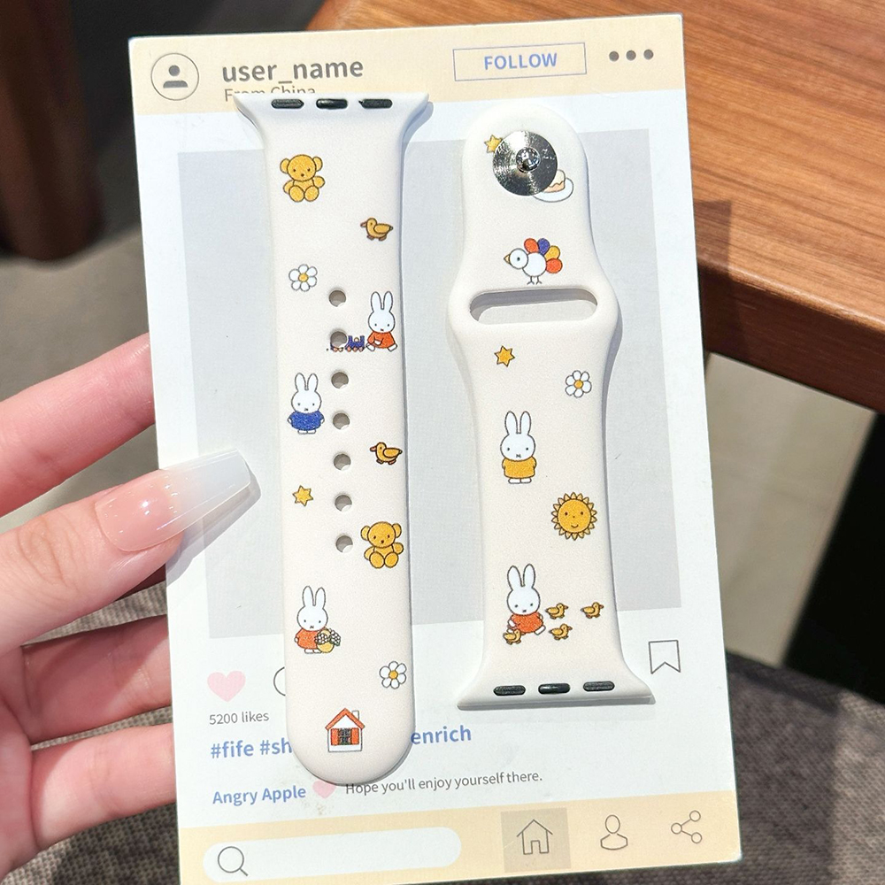 Kawaii Miffy Iwatch S1/2/3/4/5 - Jewelry Bracelet Watches のレビューと価格