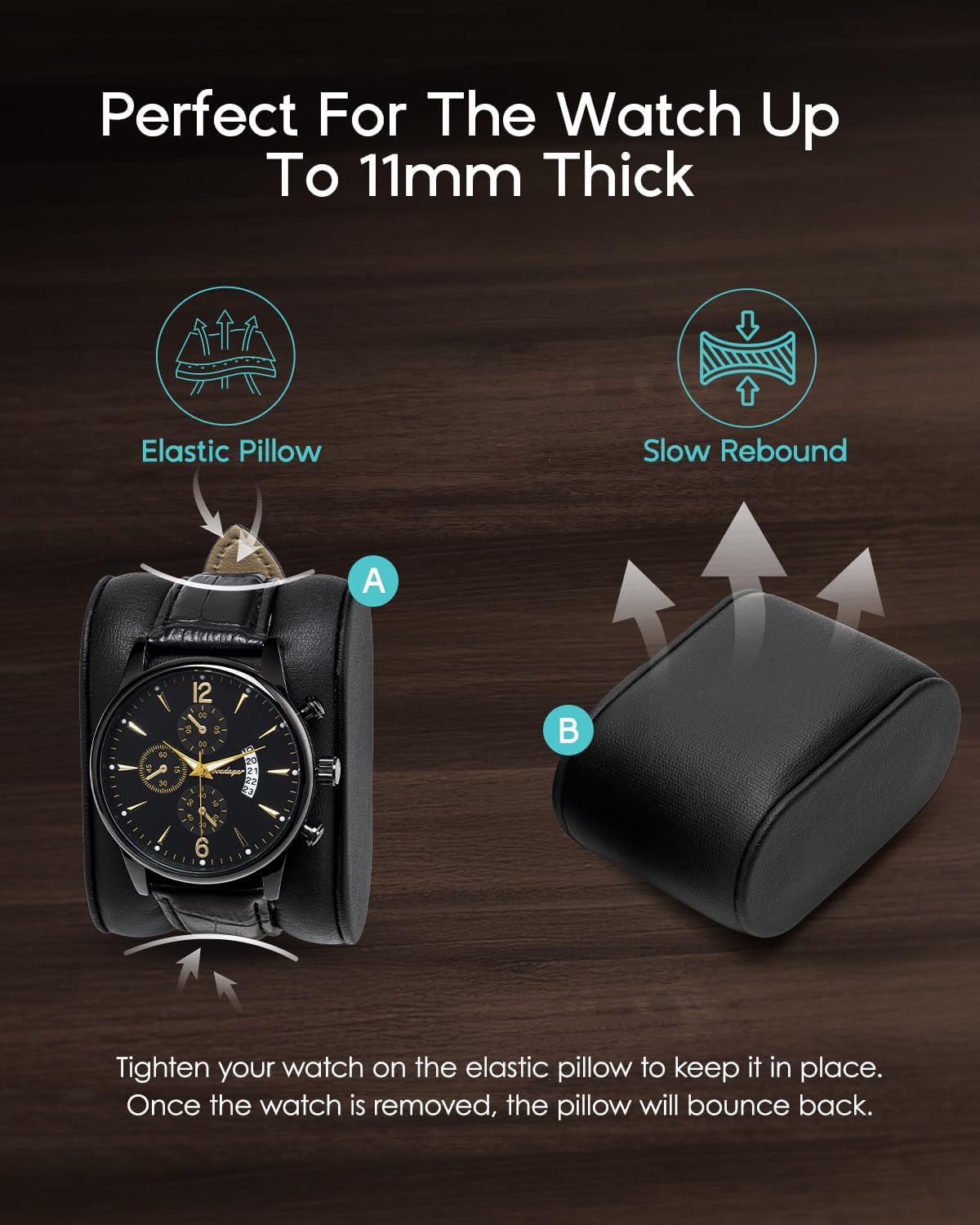 6-Slot Watch Case with Glass L - Jewelry Watches Men のレビューと価格