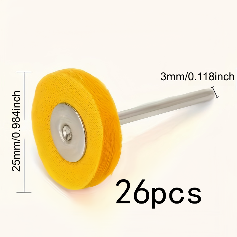26Pcs 3mm Yellow Polishing Clo - Jewelry Watch のレビューと価格