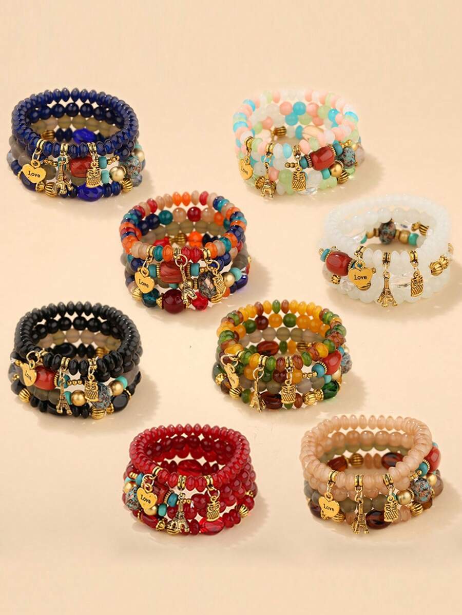 1 Set Of 4pcs Boho Style Decor - Jewelry & Watches Sp Z Oo Opinie のレビューと価格