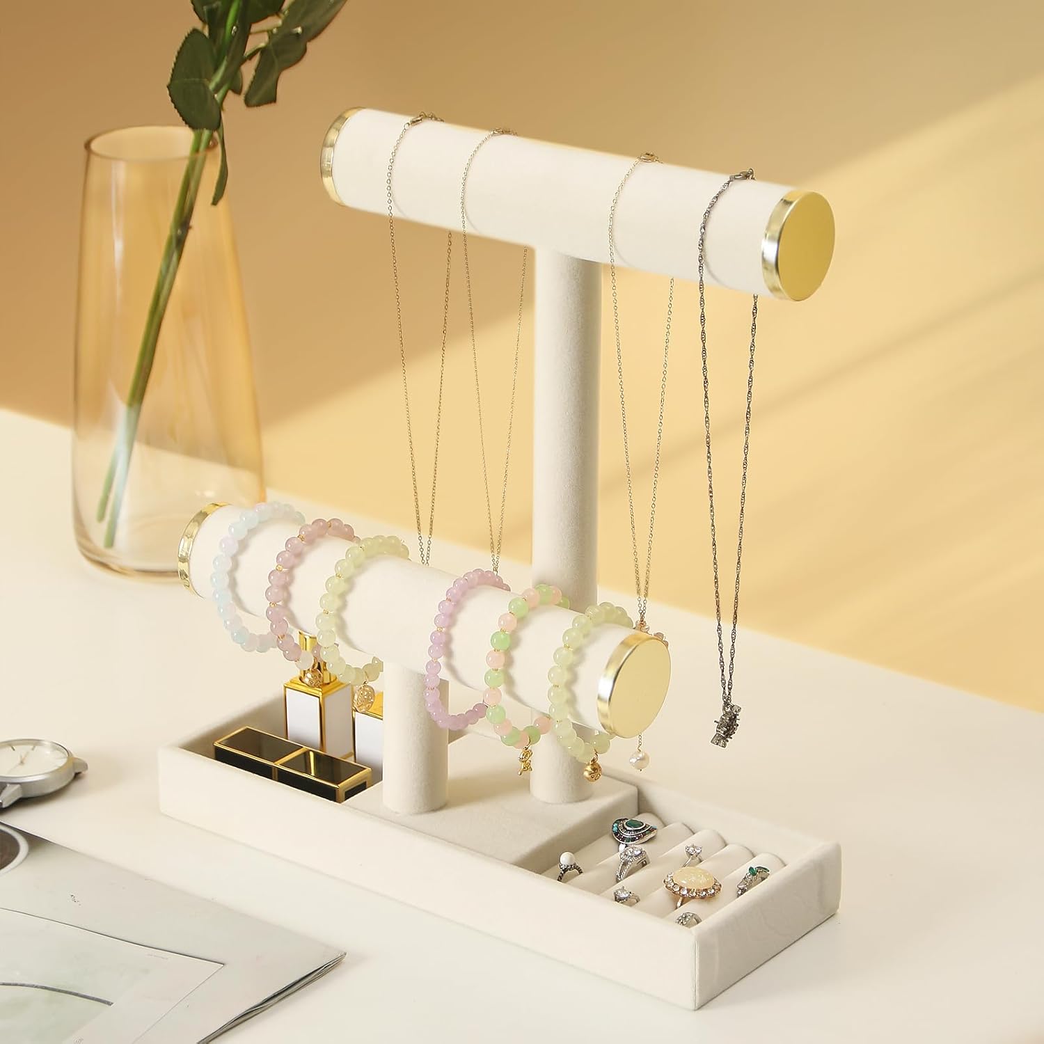 Jewelry Holder Stand, 2 Tier N - Jewelry Bracelet Watches のレビューと価格