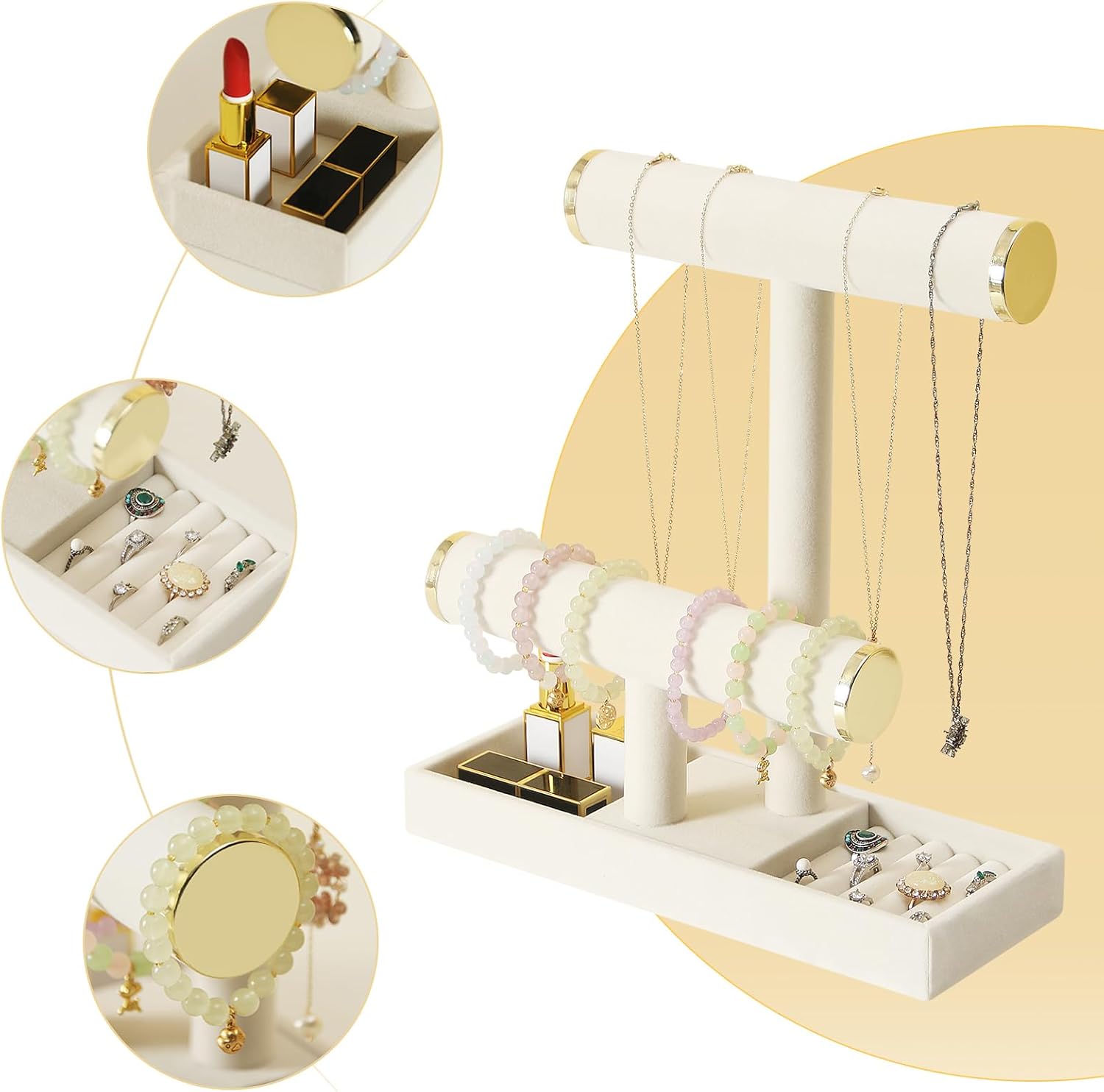 Jewelry Holder Stand, 2 Tier N - Jewelry Bracelet Watches のレビューと価格