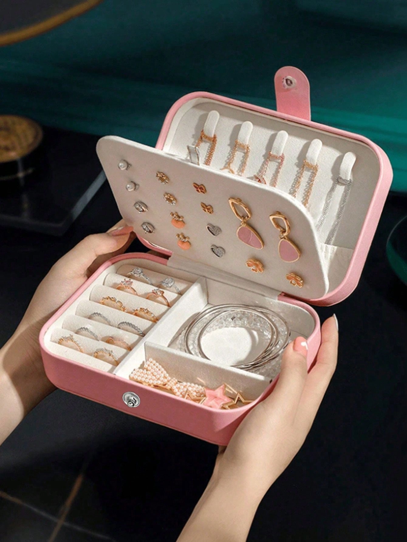 1 Rectangular Jewelry Box Pu J - Jewelry And Watches Stores のレビューと価格