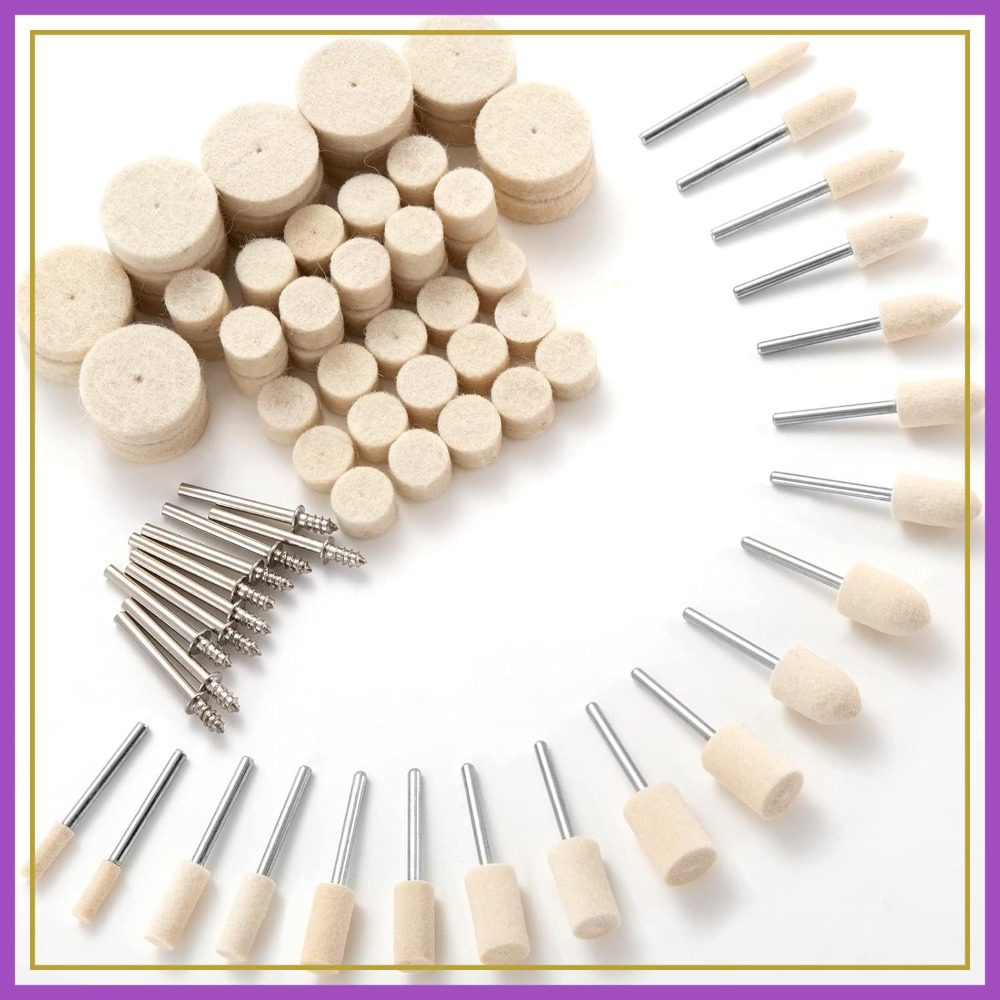 80Pcs Felt Polishing Buffing W - Jewelry Watch のレビューと価格