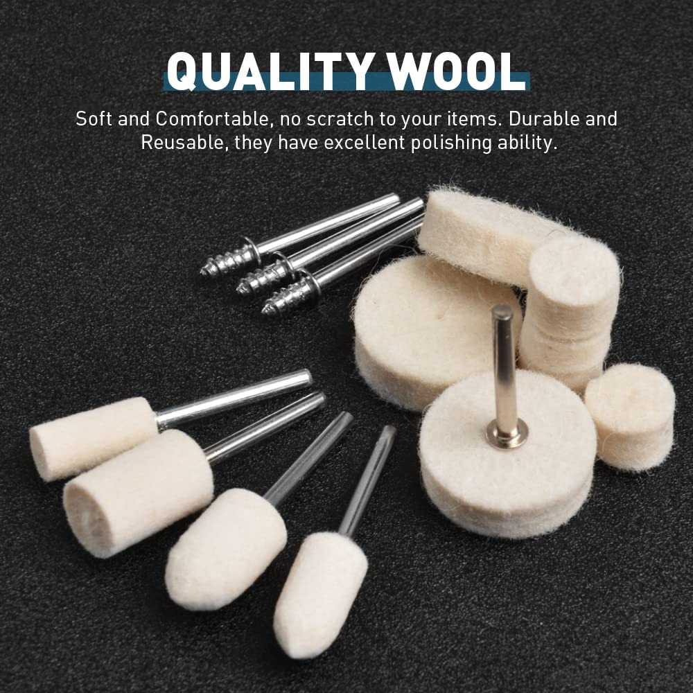 80Pcs Felt Polishing Buffing W - Jewelry Watch のレビューと価格