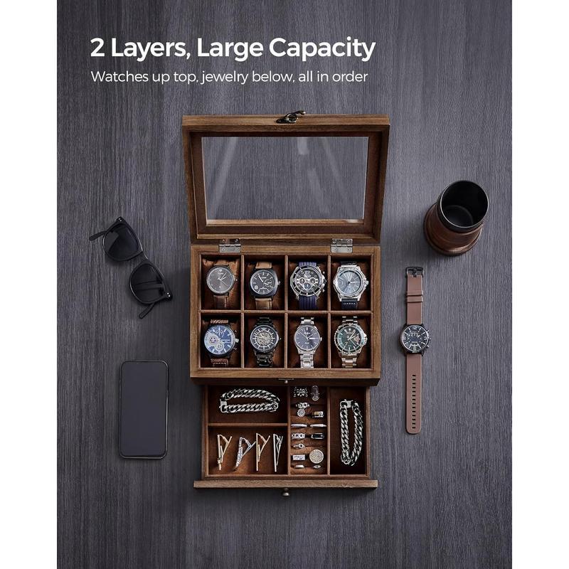 Watch Storage Box Watch Box 2- - Jewelry Y Watches のレビューと価格
