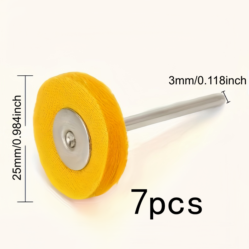 7Pcs 3mm Yellow Polishing Clot - Jewelry Watch のレビューと価格